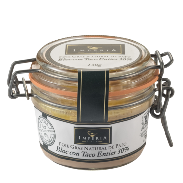 Foie Gras de rață Entier artizanal 185 g - Foie Gras Entier de Pato de la Imperia